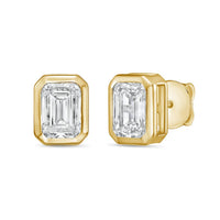 Diana M Jewels - Women's Emerald Lab-grown Diamond Stud Earrings (9.00 Tcw) - Elegant Plus