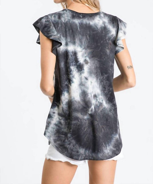 Heimish Usa - Ruffle Tie Dye Top