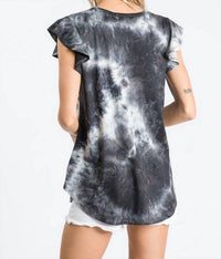 Heimish Usa - Ruffle Tie Dye Top - PLUS