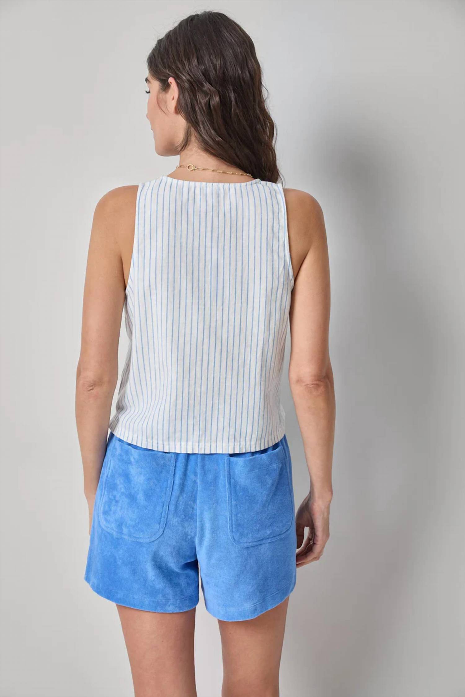 Lilla P - Sleeveless Zip Top