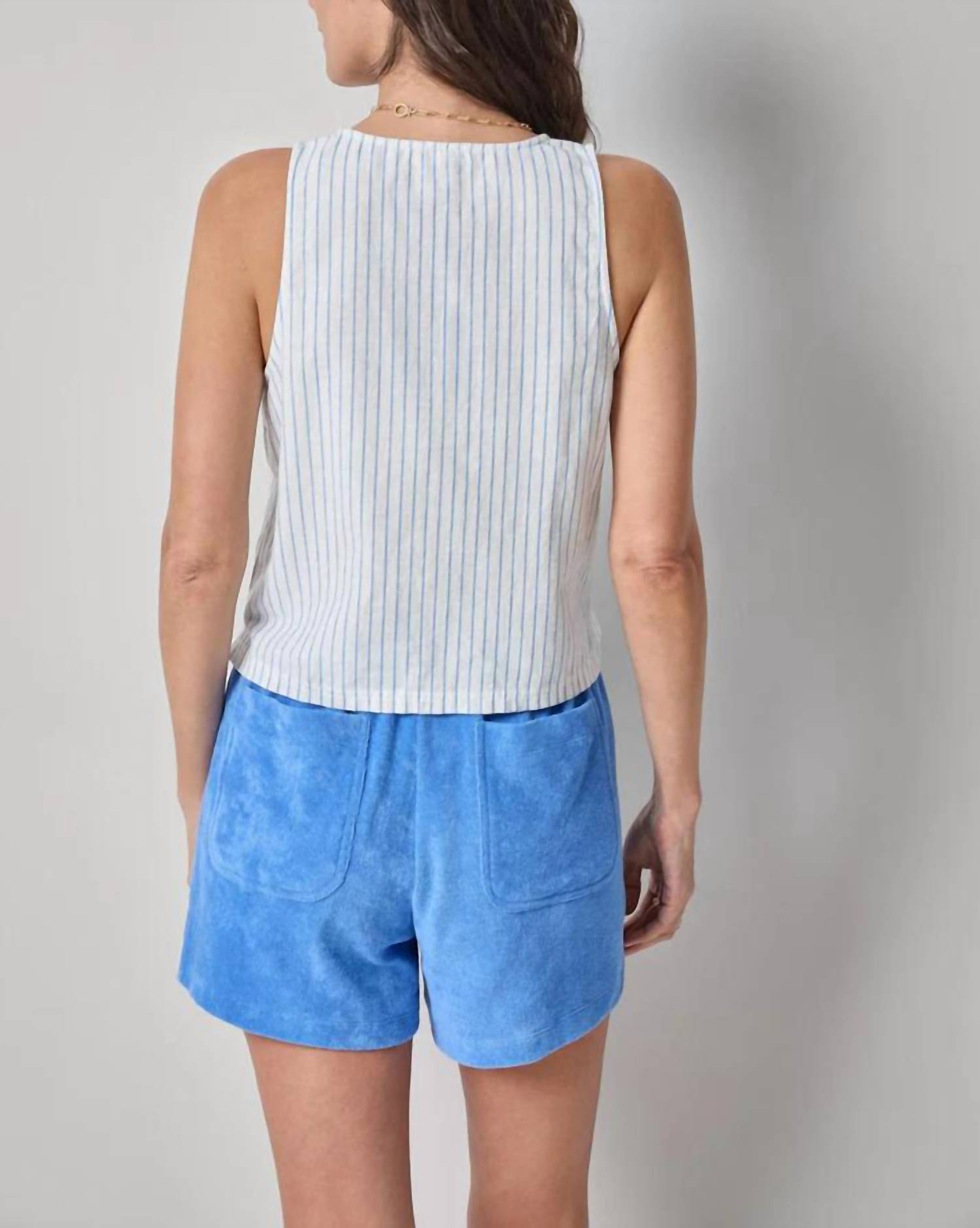 Lilla P - Sleeveless Zip Top