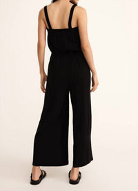 Z Supply Women's Solara Jumpsuit in black - women's pants - alternate view