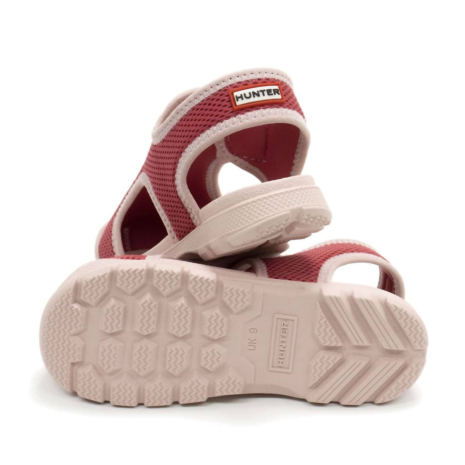 HUNTER Girls Mesh Outdoor Walking Sandals in rowan pink 1 - kids' sandal - view 7