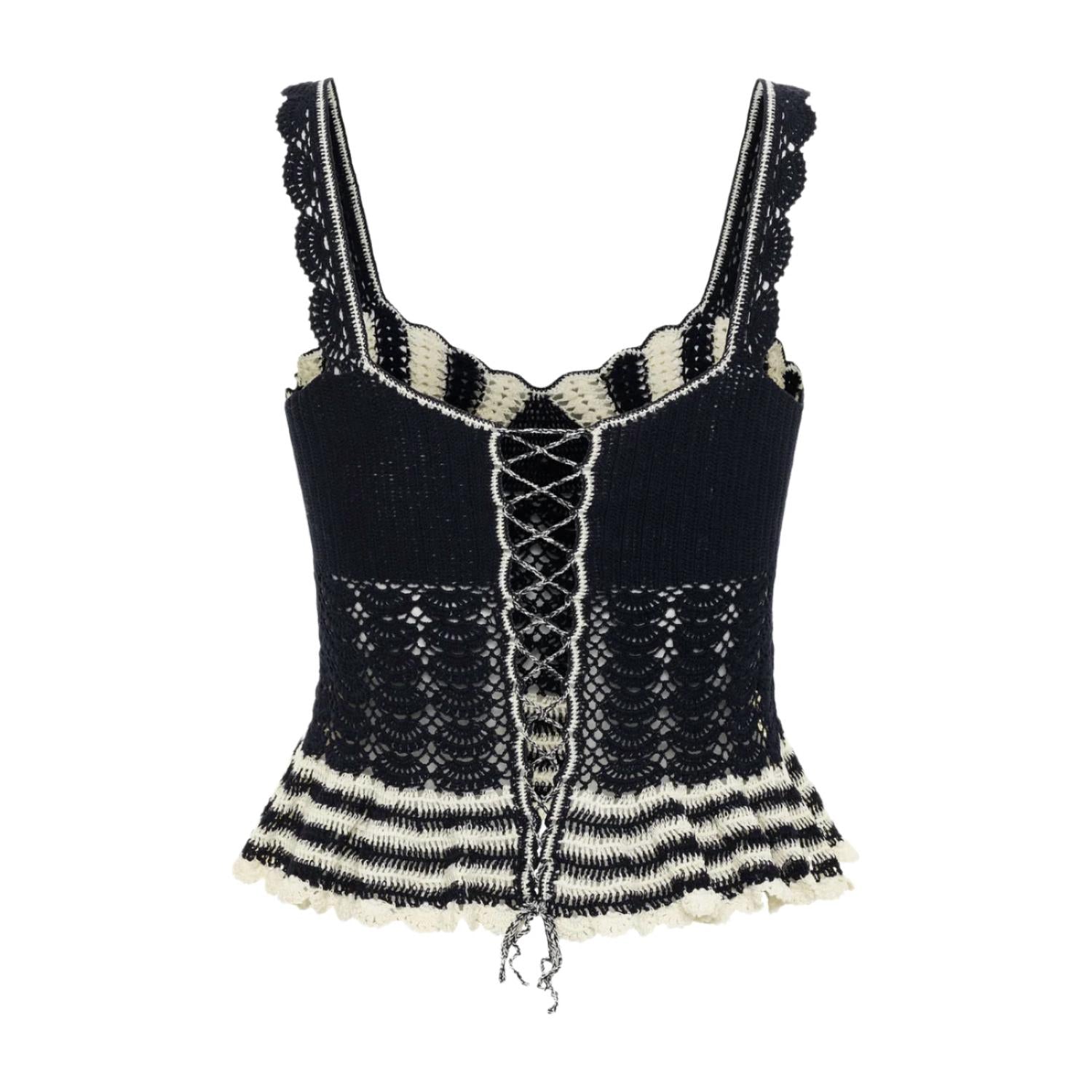 Carolina K - Shell Crochet Tank Top