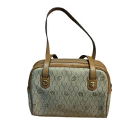 Christian Dior - Women's Vintage 80s Honeycomb Monogram Leather Shoulder Bag