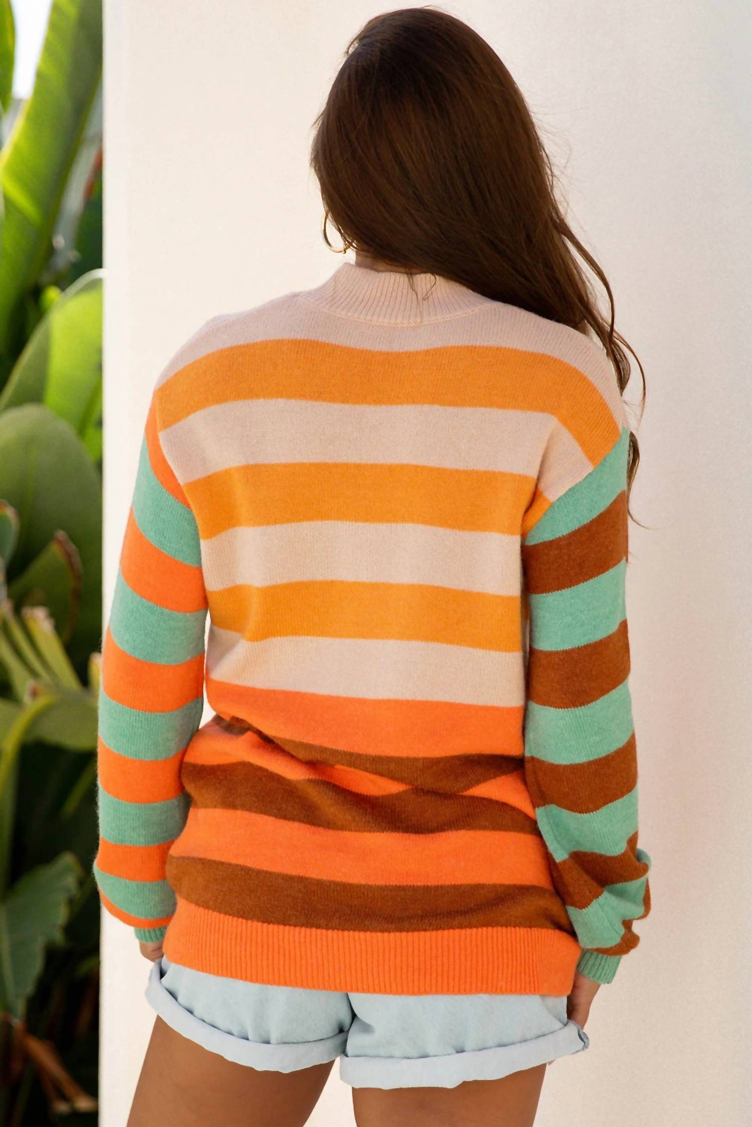 Rosa Clothing - Steph Striped Sweater