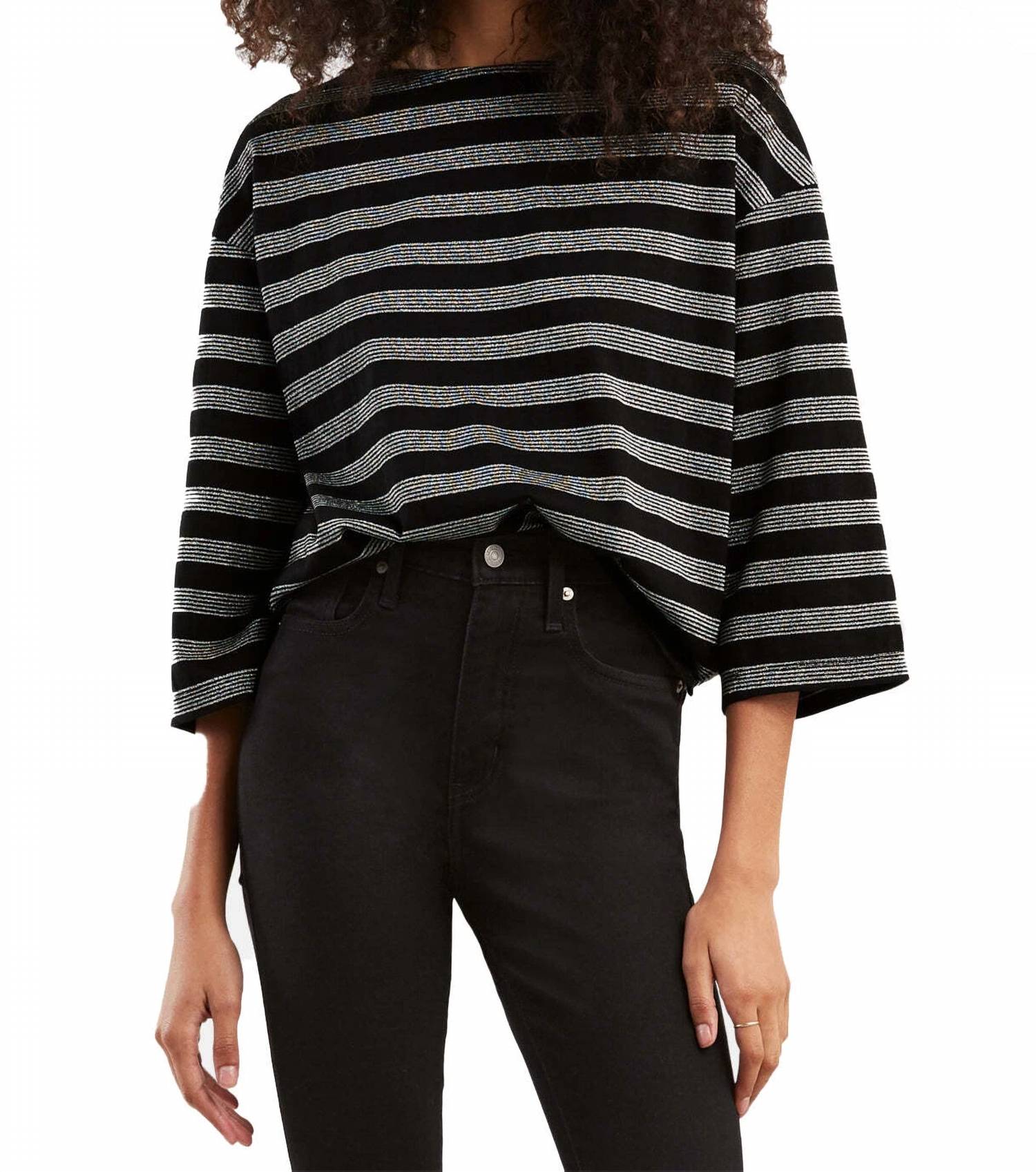Levi'S - Embroidered Striped Sailor T-shirt