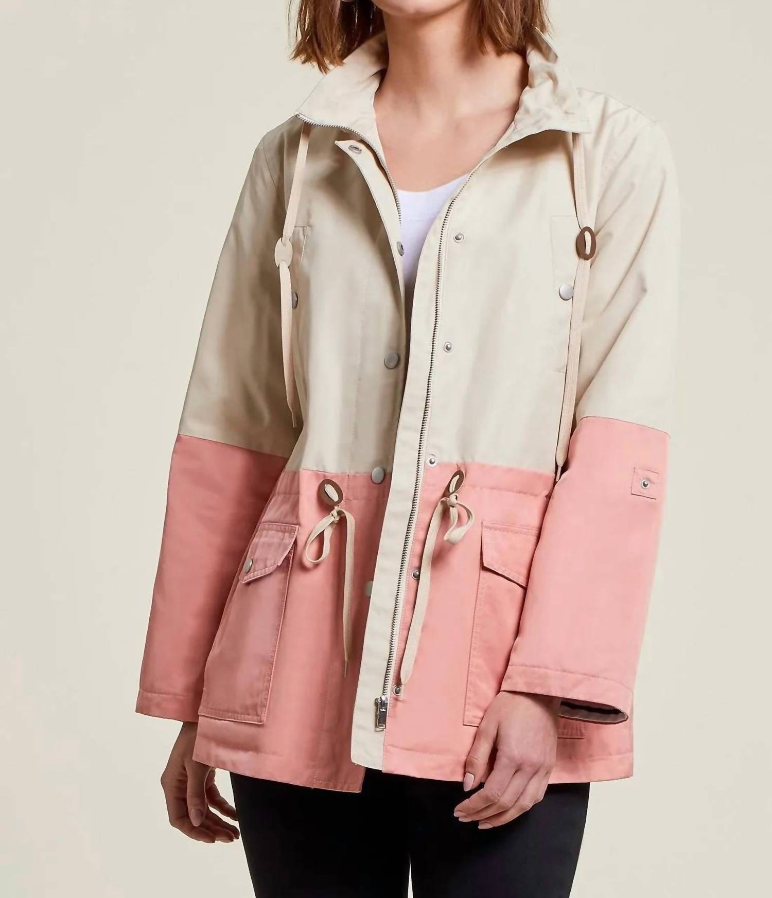 Tribal - Lined Two Toned Jacket