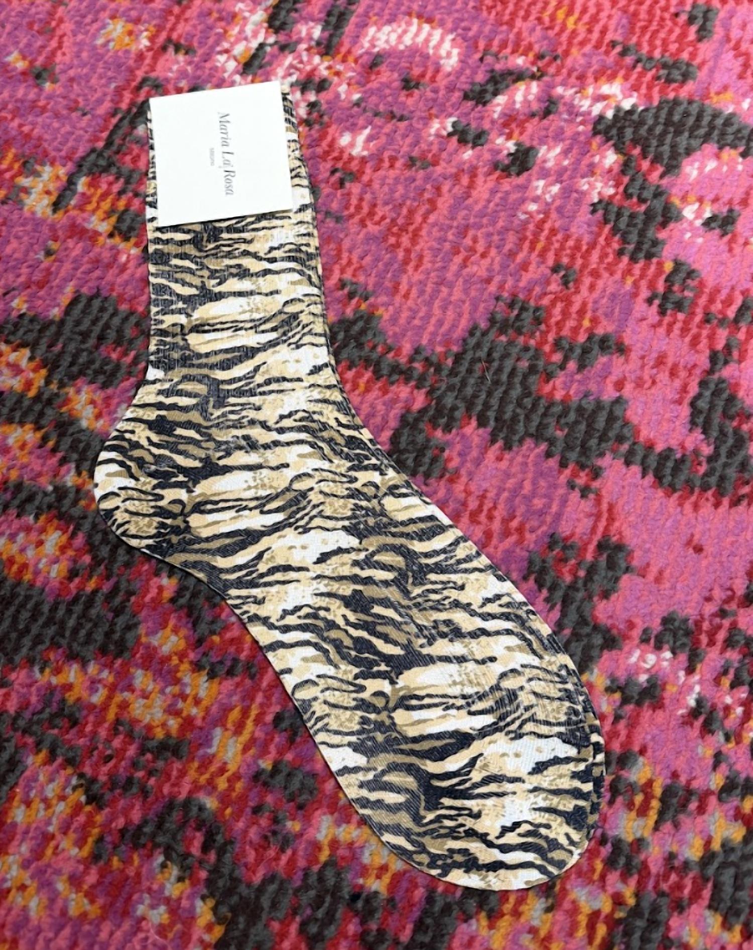 Maria La Rosa Tigress Socks in brown in brown - women's accessory