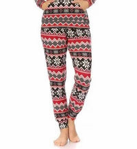 Shosho - Holiday Hooded Lounge Set Pajamas