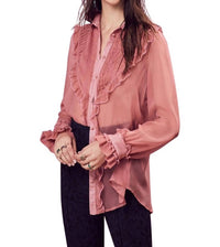 For Love & Lemons - Women's Vivi Pintuck Blouse