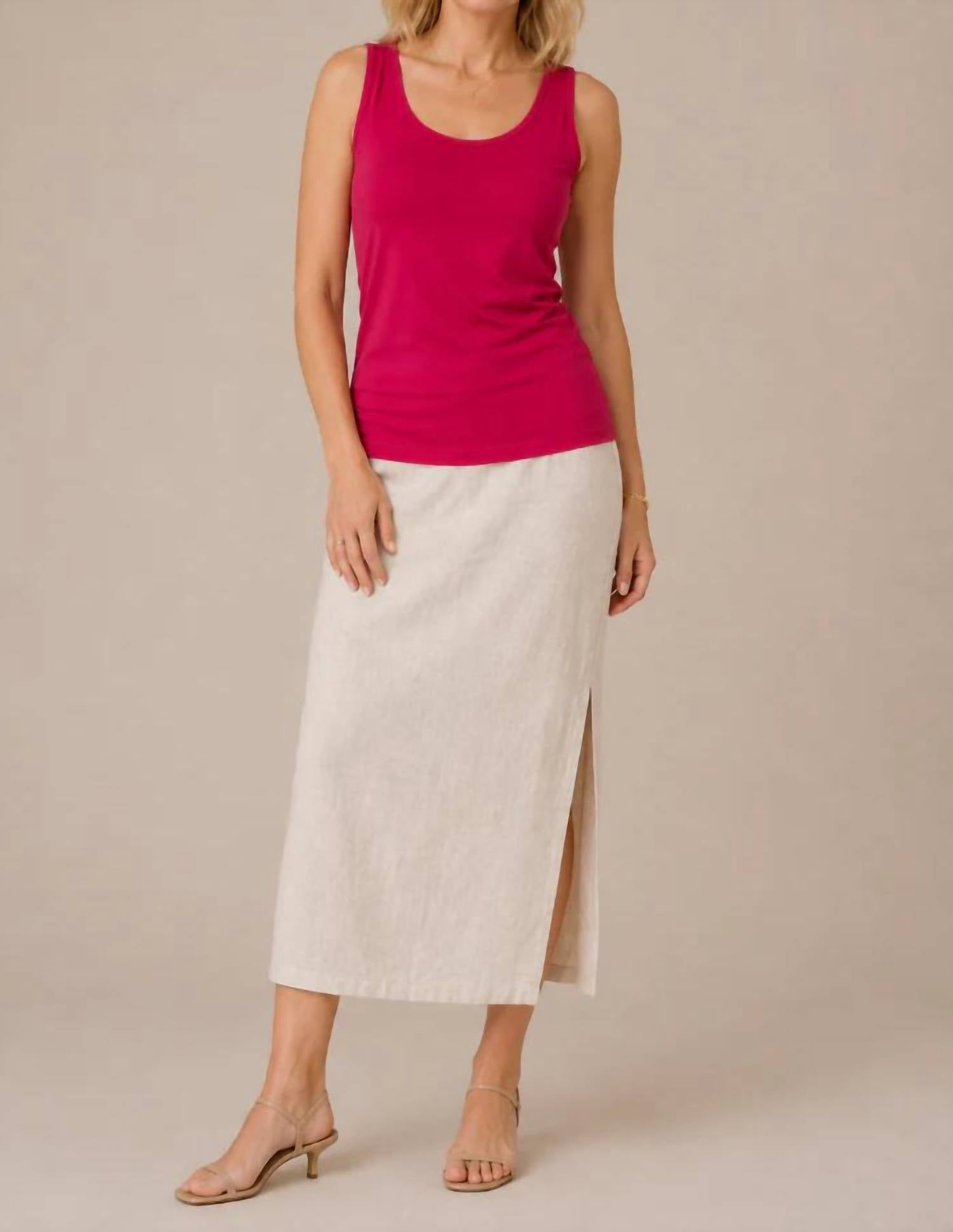 Isle By Melis Kozan - Vogue Scoop Neck Sport Tank Top