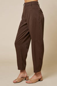 Lalavon - High Waist Barrel Trousers