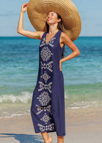 Cabana Life - Side Slit Maxi Dress