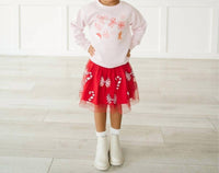 Sweet Wink - Girls' Candy Cane Tutu