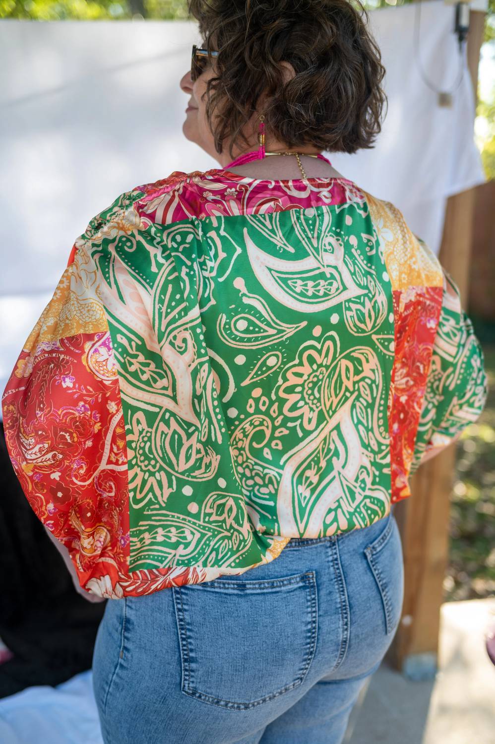 Flying Tomato - Printed Woven Top