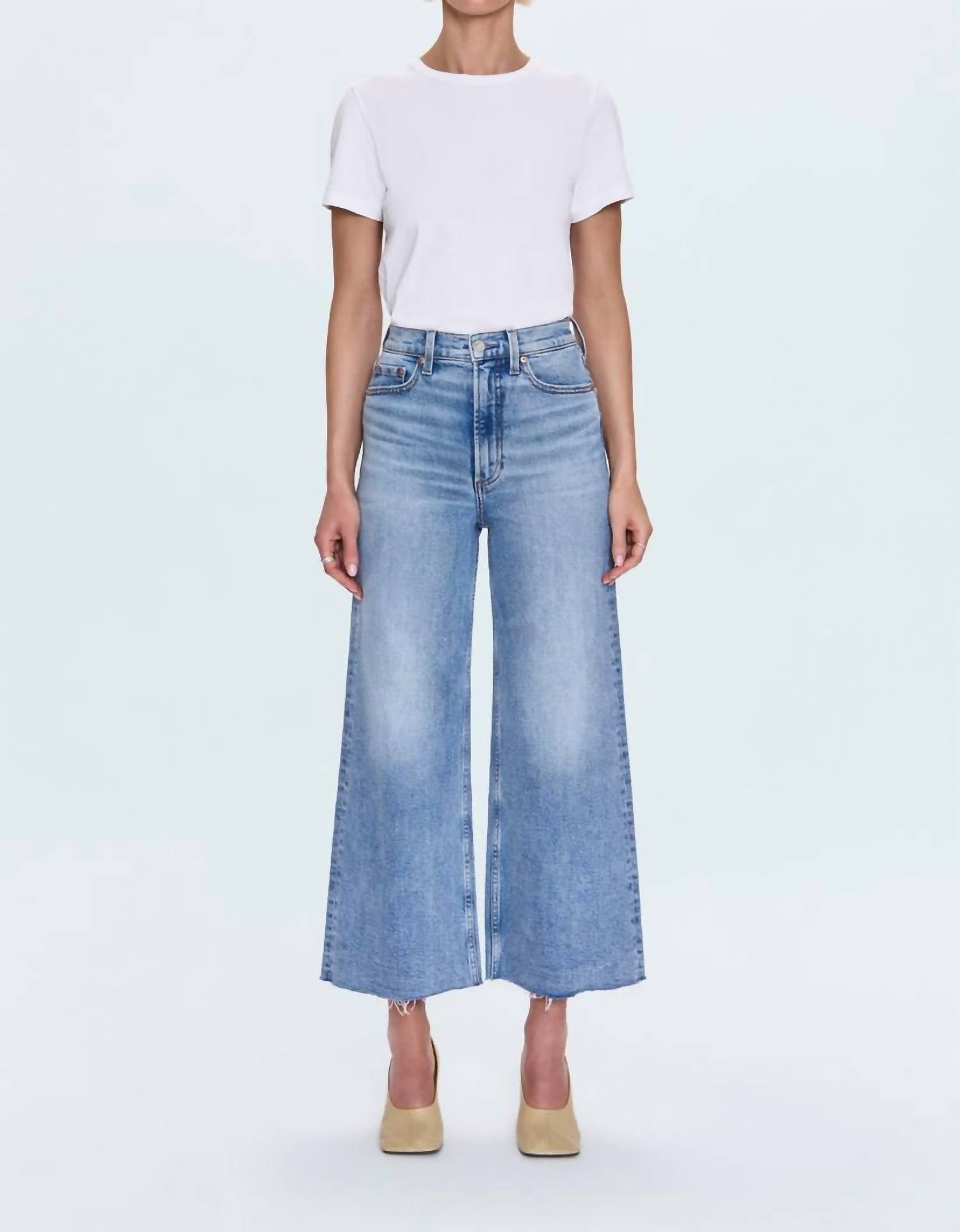 Pistola - Lana Crop High Rise Ultra Wide Jean