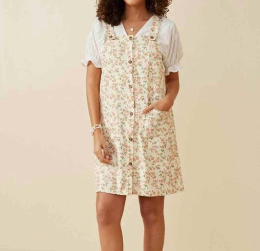 Hayden La - Bailey Floral Bibs Dress