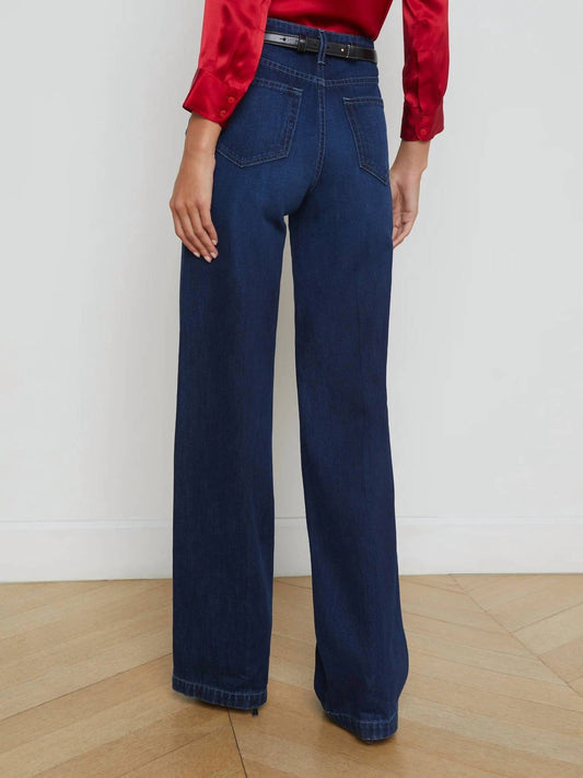 L'Agence - Clayton Wide Leg Jeans