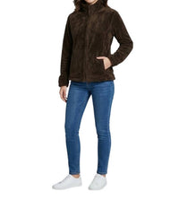 White Sierra Full-zip Plush Jacket in brown - women's jacket