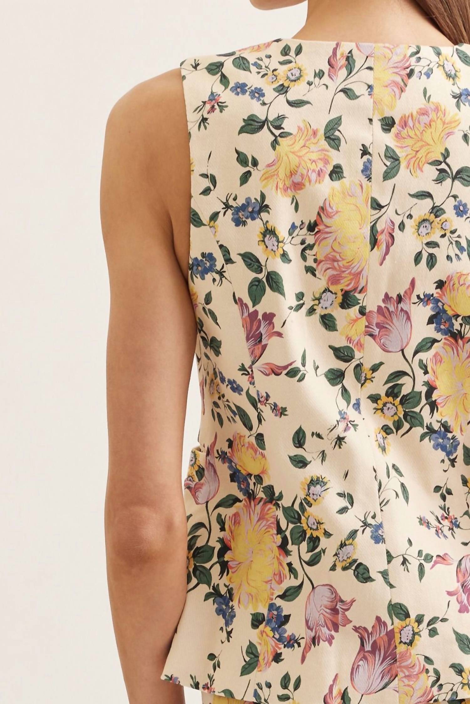 Entro - Emma Floral Print Top