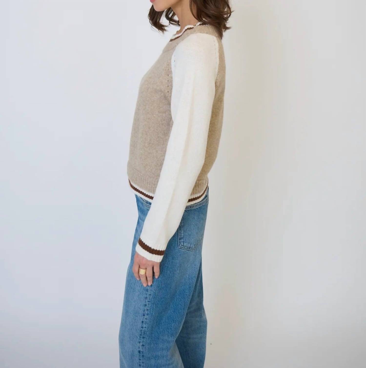 Central Park West - Olivia Baseball Sweater