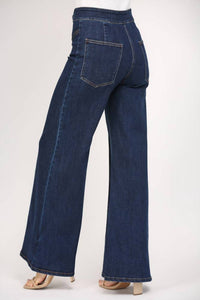 Fate By Lfd - High Waisted Wide Leg Denim Jeans
