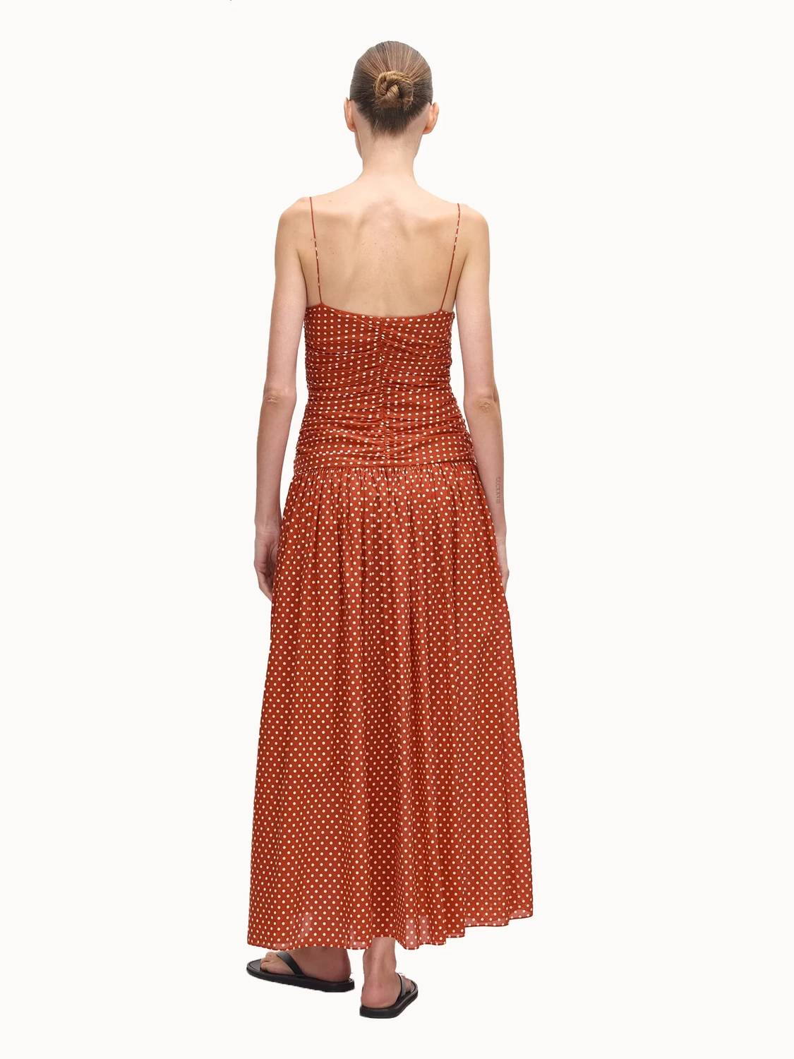 Matteau - Women's Gathered Drop Waist Dress