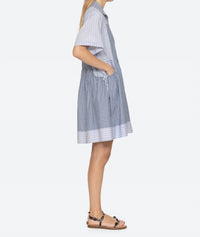 Sea - Helmi Striped Tunic Shirt Dress