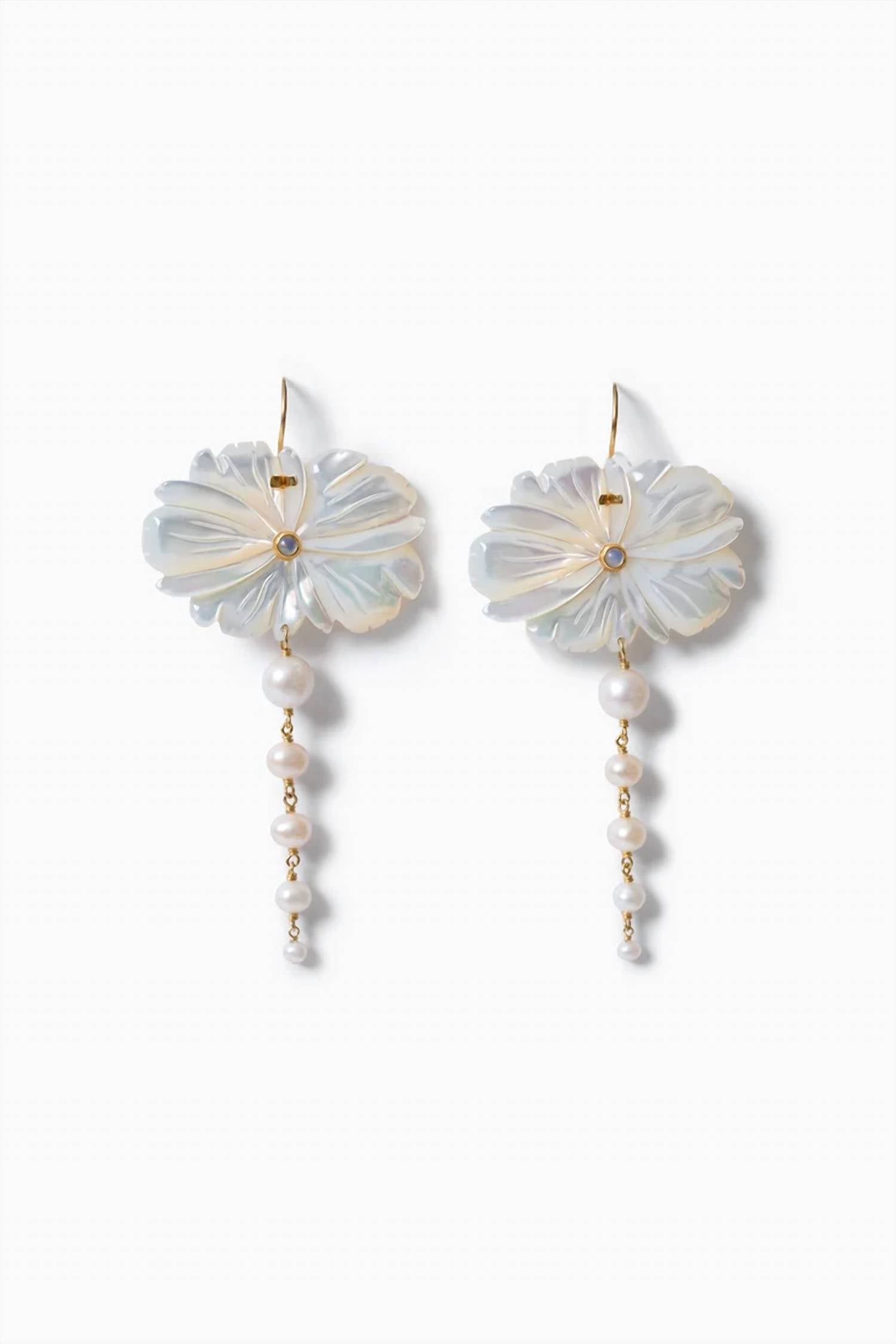 Chan Luu - Women's Magnolia Drop Statement Earrings