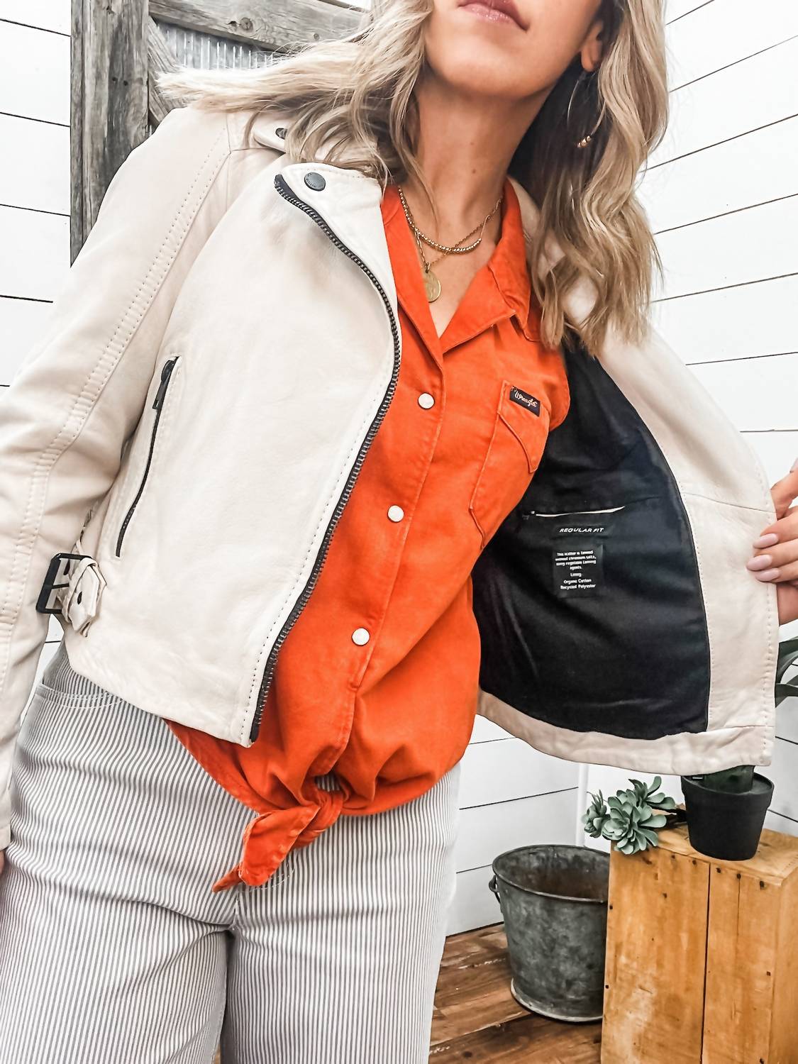 Mauritius - Bita Crop Moto Jacket