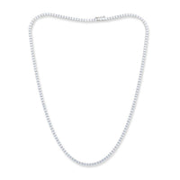 Diana M Jewels - 19.30 Cts Lab Grown Round Diamond Tennis Necklace