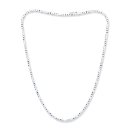 Diana M Jewels - 19.30 Cts Lab Grown Round Diamond Tennis Necklace