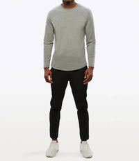 Cuts - Long Sleeve Curve-hem Tee