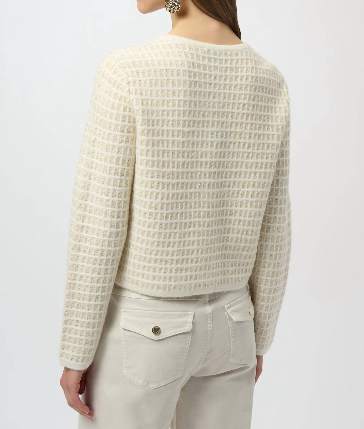Joseph Ribkoff - Sequined Knit Cardigan