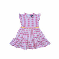 Tuktuk Designs - Girl's Popsicles Print Ruffle Dress