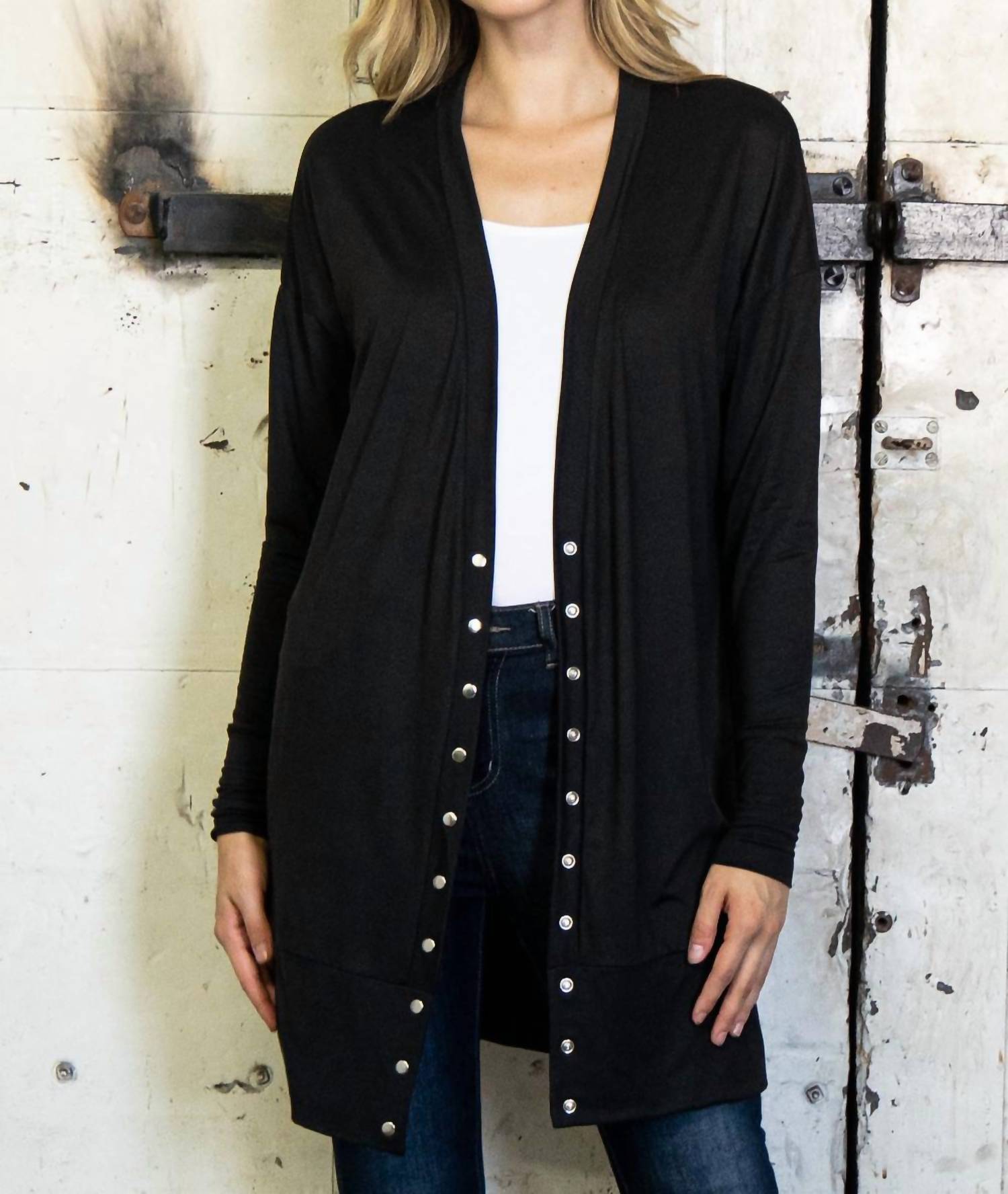 Ellis - Snap Cardigan