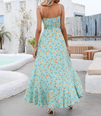 Dresslily - V Neck Button Down Dress