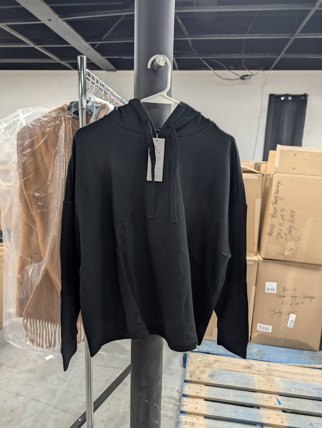 Eileen Fisher - WOMEN'S GROPPED HOODIE