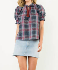 Thml - Kanya Plaid Top