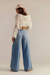Free People - Lotus Barrel Jeans