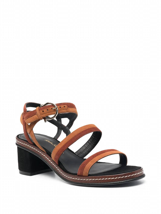 Salvatore Ferragamo - Women's Two-Tone Leather Sandal