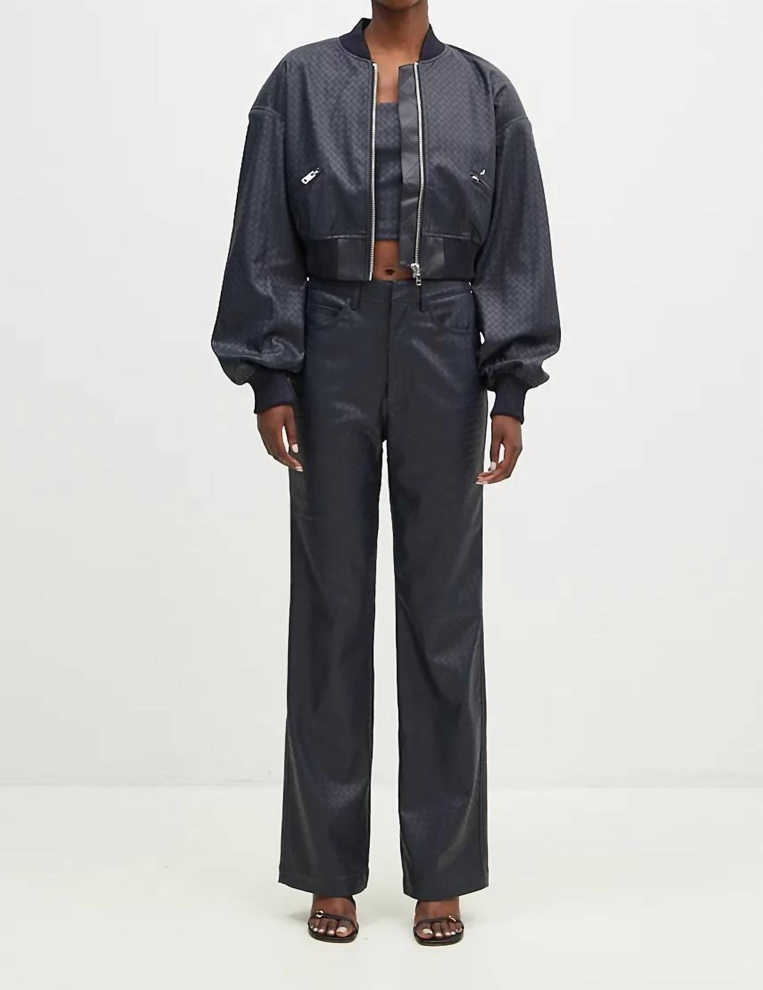 Rotate - Rotie Faux Leather Pants