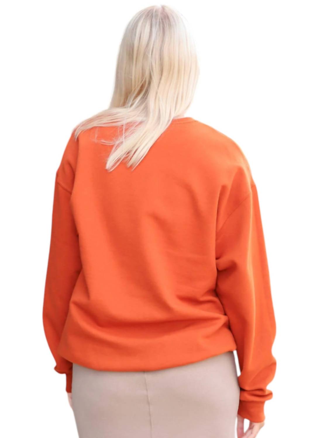 Distressed Vintage Couture - Farm Fresh Pumpkins Crewneck Sweater