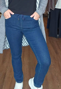 Charlie B - Women's Tie Waist Pull-on Jeans