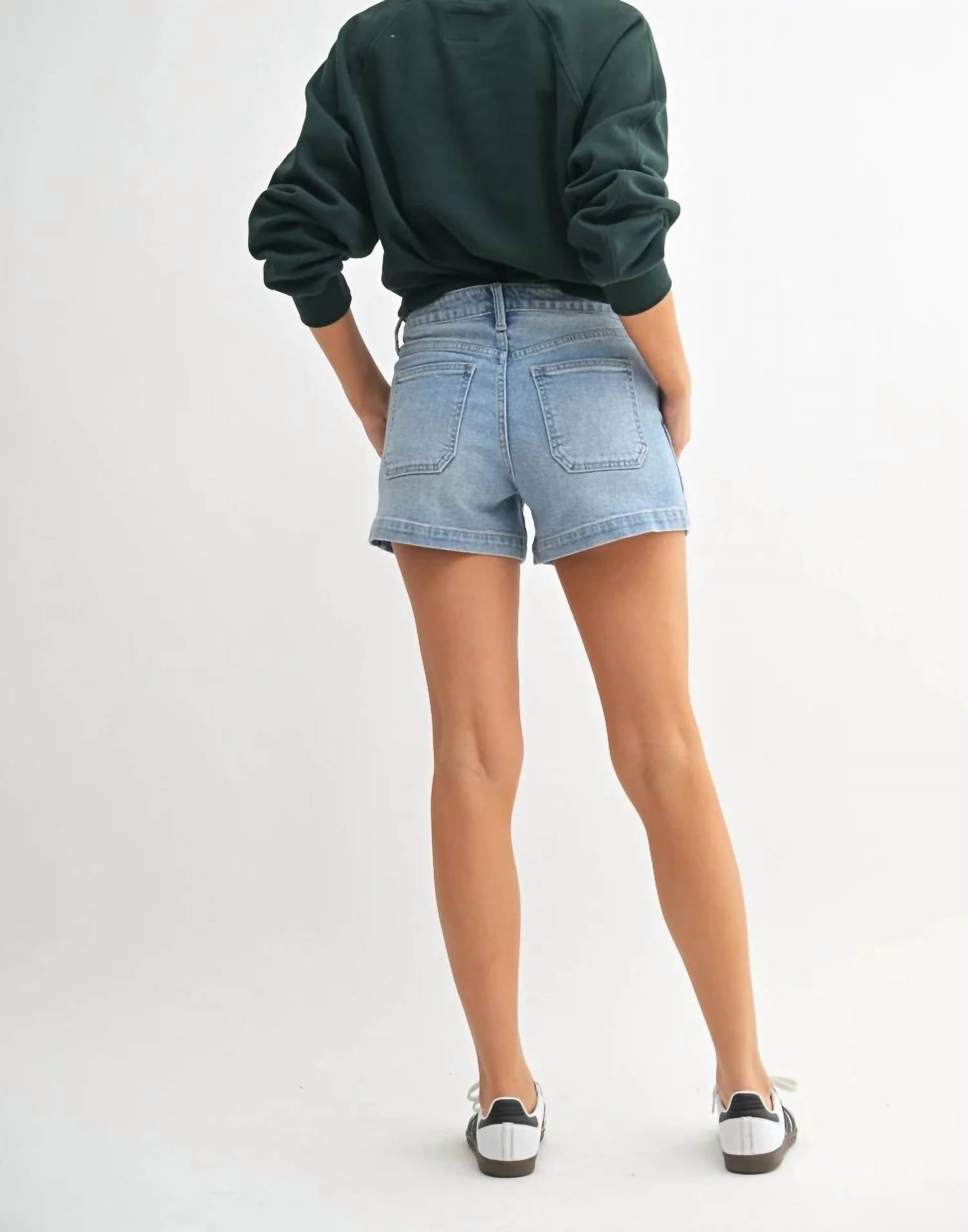 Jbd. - Hattie High-rise Utility Denim Shorts