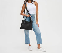 Sol And Selene - Women's Solstice Medium Hand Woven Knot Tote Bag