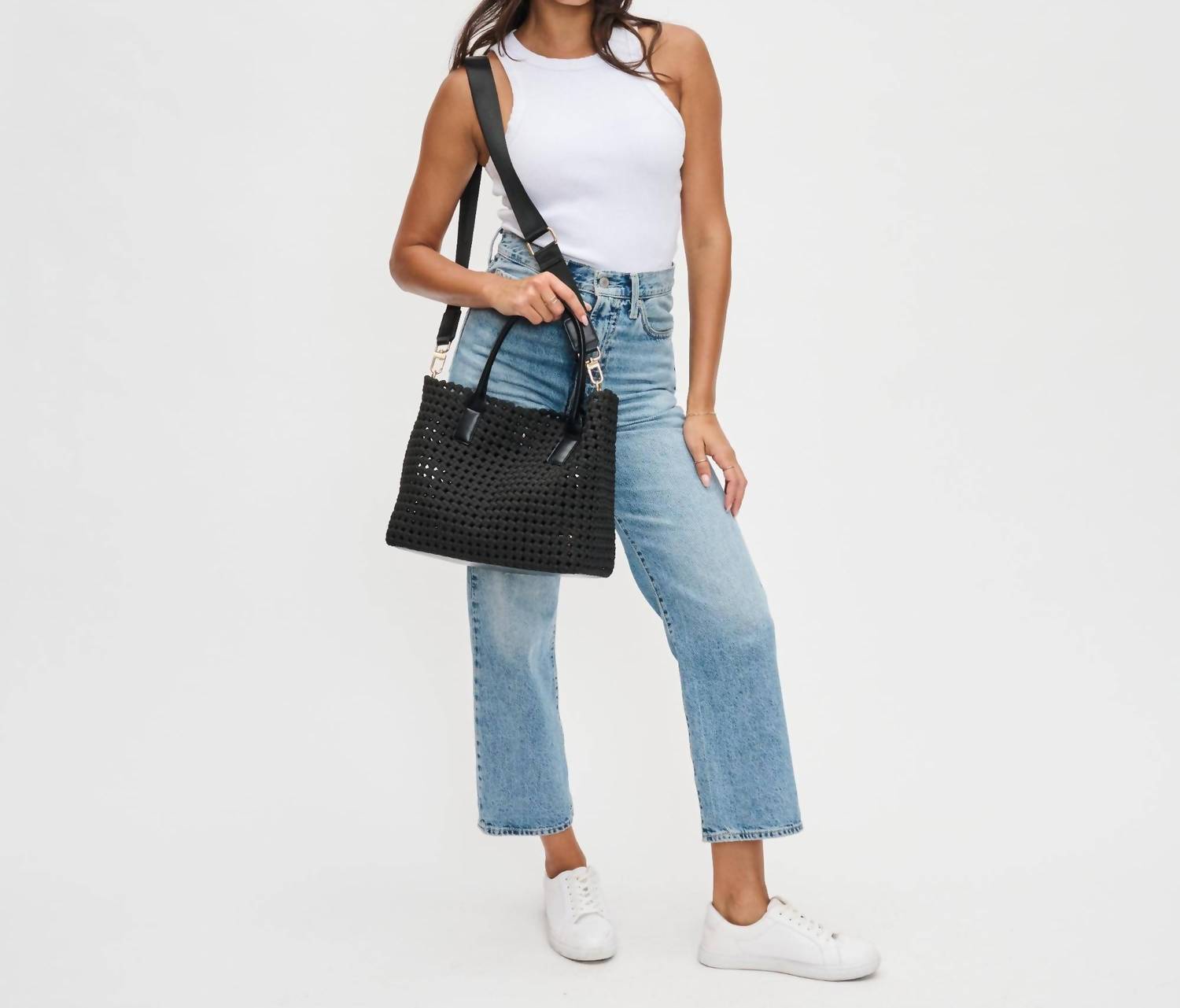 Sol And Selene - Women's Solstice Medium Hand Woven Knot Tote Bag