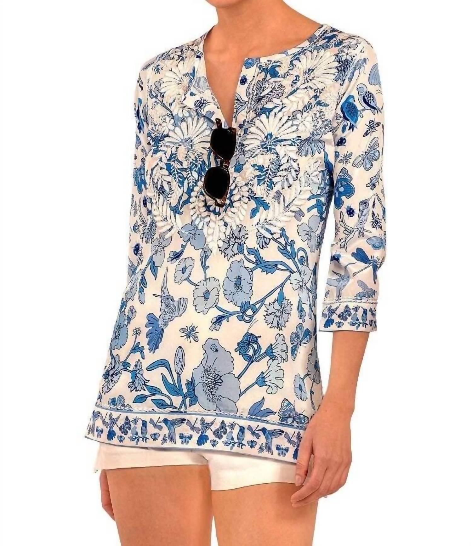 Gretchen Scott - Birds & Bees Tunic Top