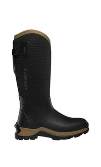 LACROSSE Women's Alpha Thermal 14 Boot in black tan - women's shoe